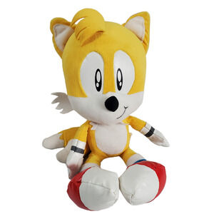 Sonic The Hedgehog Tails Plush 19" Stuffed Animal Yellow